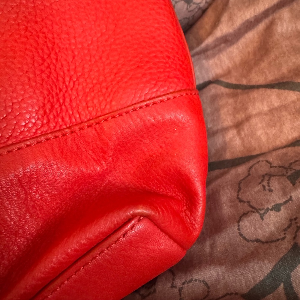 Tory Burch Red Leather Hobo Bag - Picture 15 of 15